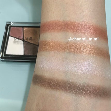 UR GLAM VELVET EYE COLOR PALETTE/U R GLAM/アイシャドウパレットを使ったクチコミ(3枚目)