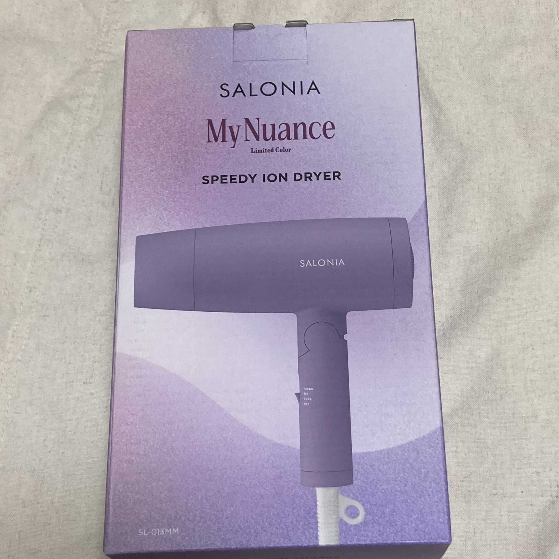 スピーディーイオンドライヤー マイニュアンスパープル/SALONIA/ドライヤーを使ったクチコミ（2枚目）