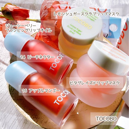 ジューシーベリープランピングリップオイル/TOCOBO/リップグロスを使ったクチコミ(2枚目)