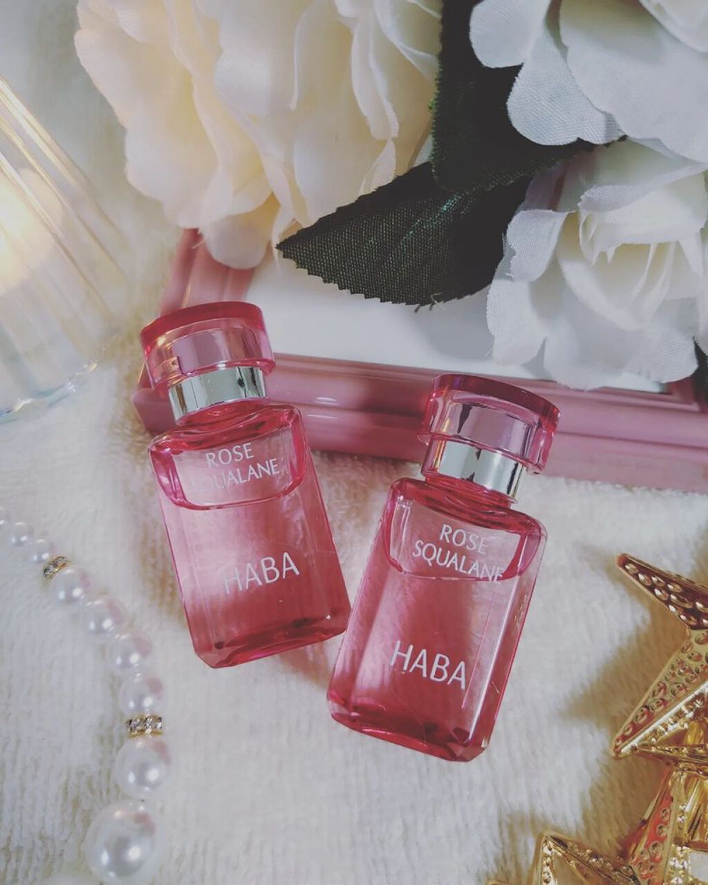 ローズスクワラン/HABA/フェイスオイルを使ったクチコミ（1枚目）