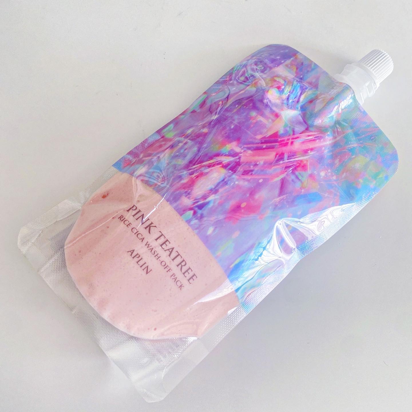 ピンクティーツリーライスシカウォッシュオフパック/APLIN/洗い流すパック・マスクを使ったクチコミ（2枚目）