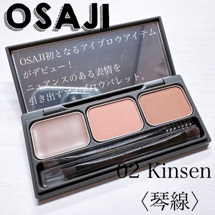 ブロウシャドウ パレット/OSAJI/パウダーアイブロウを使ったクチコミ(1枚目)