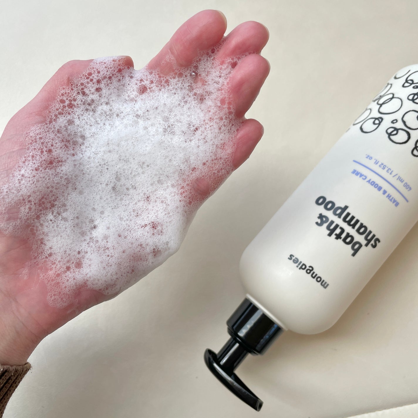 ベビー・バス&シャンプー/モンディエス/ボディソープを使ったクチコミ(3枚目)