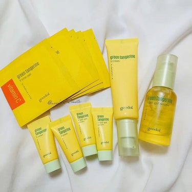 グーダルVクリーム(goodal GREEN TANGERINE V CREAM SET)/goodal/フェイスクリームを使ったクチコミ（1枚目）