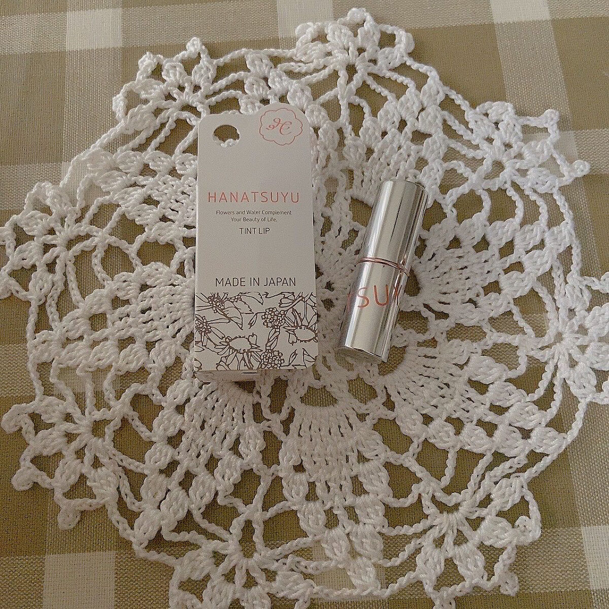 HANATSUYU ティントリップ/HANATSUYU/リップティントを使ったクチコミ（2枚目）