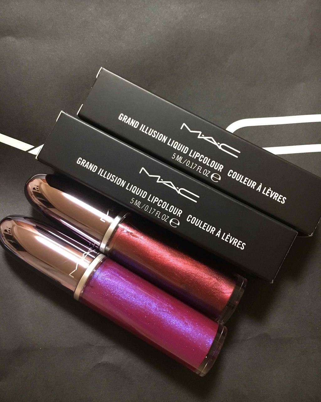 グランドイリュージョン リキッド リップカラー/M・A・C/リップグロスを使ったクチコミ(1枚目)