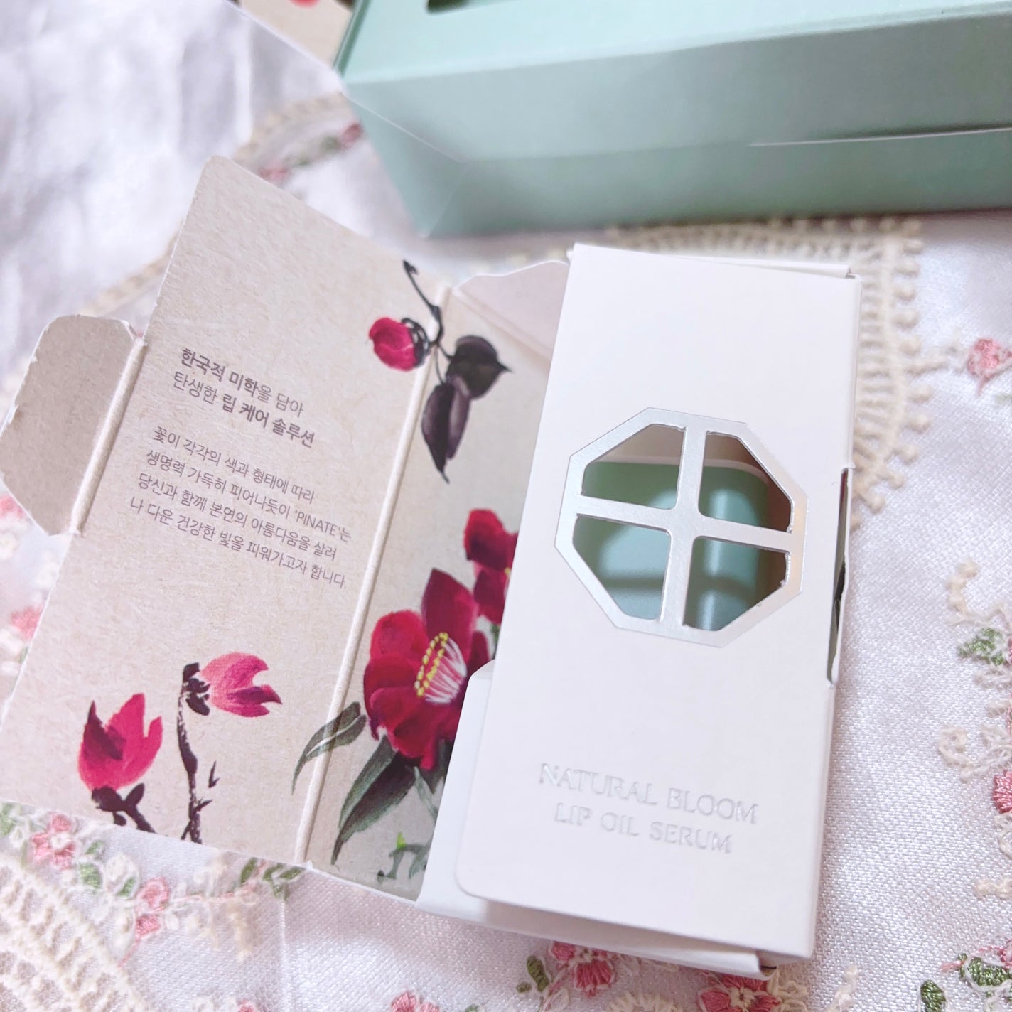 ナチュラルブルームリップオイルセラム 3色セット/PINATE/リップグロスを使ったクチコミ(4枚目)