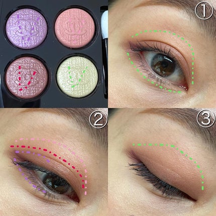 レ キャトル オンブル/CHANEL/アイシャドウパレットを使ったクチコミ(5枚目)