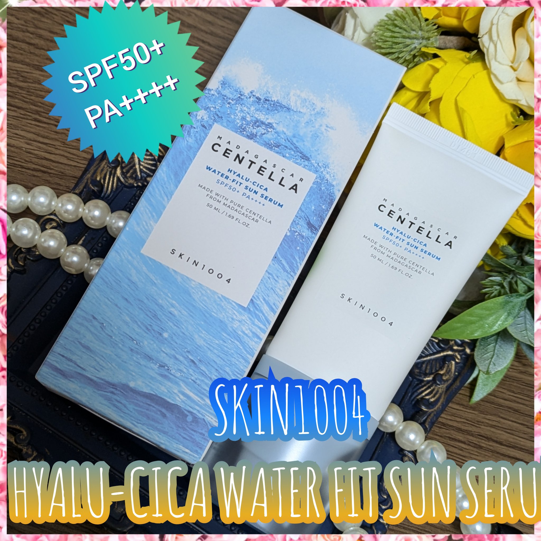 ヒアルーシカ ウォーターフィット サンセラム/SKIN1004/日焼け止めローションを使ったクチコミ（1枚目）