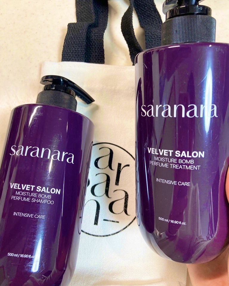 VELVET SALON  MOISTURE BOMB PERFUME /SARANARA/ノンシリコンシャンプーを使ったクチコミ（3枚目）