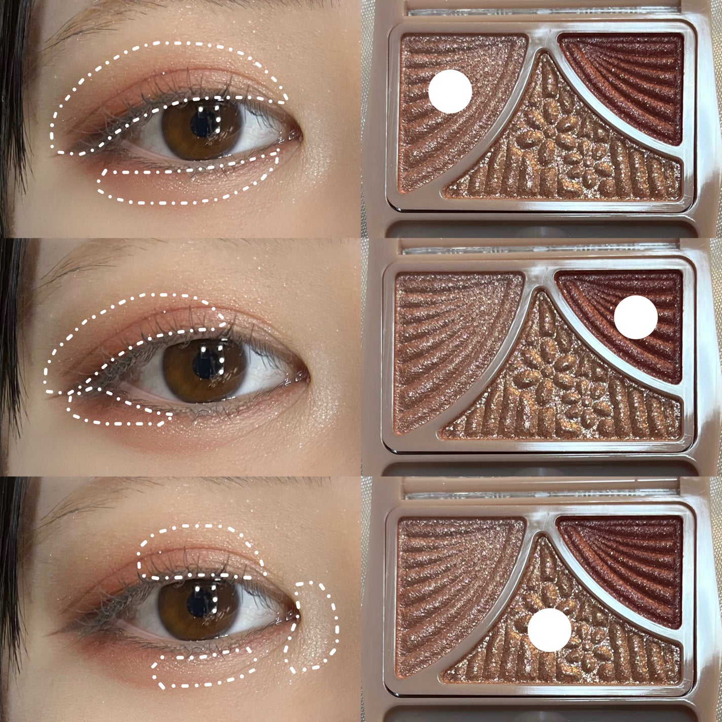 ジューシーピュアアイズ/キャンメイク/アイシャドウパレットを使ったクチコミ(6枚目)