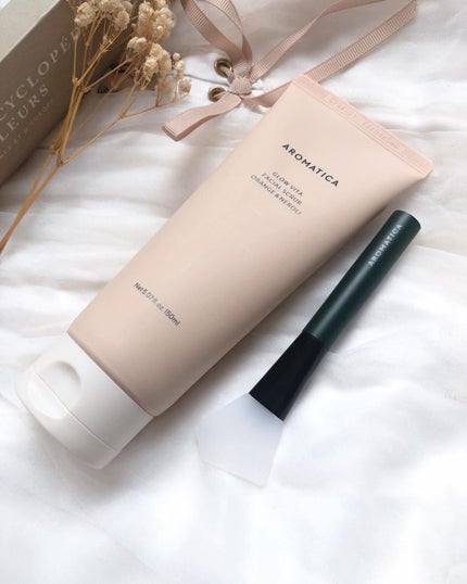 グロービタ フェイシャルスクラブ オレンジ&ネロリ/AROMATICA/スクラブ・ゴマージュを使ったクチコミ(4枚目)