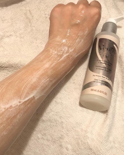 ヴィーナス VIO ヘア&スキン 2イン1クレンザー+シェーブジェル/Gillette Venus/ムダ毛ケアを使ったクチコミ(6枚目)