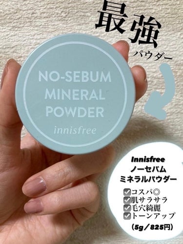 ノーセバム　ミネラルパウダー　N/innisfree/ルースパウダーを使ったクチコミ（1枚目）