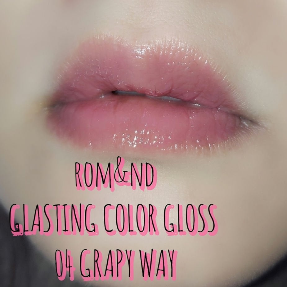 グラスティングカラーグロス/rom&nd/リップグロスを使ったクチコミ(5枚目)
