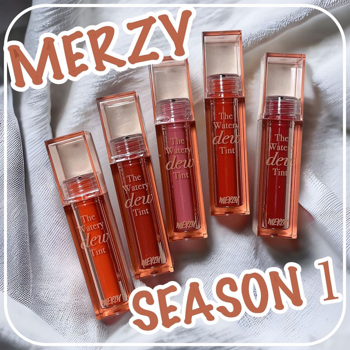 ザ ウォータリーデューティント/MERZY/リップティントを使ったクチコミ(1枚目)