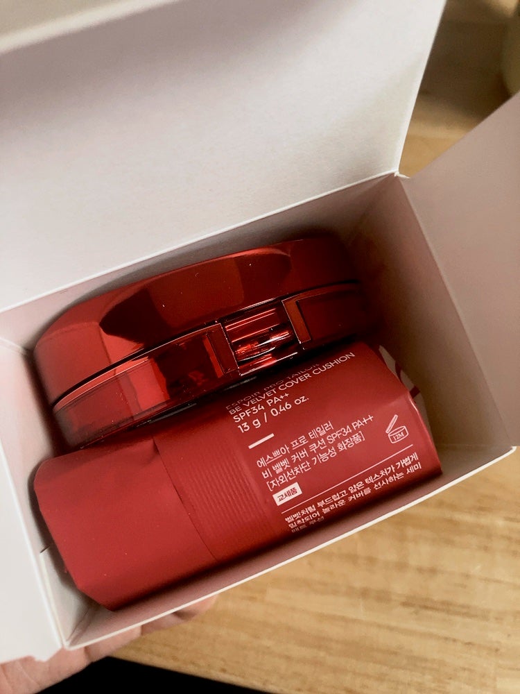 プロテーラービーベルベットカバークッション/espoir/クッションファンデーションを使ったクチコミ(2枚目)