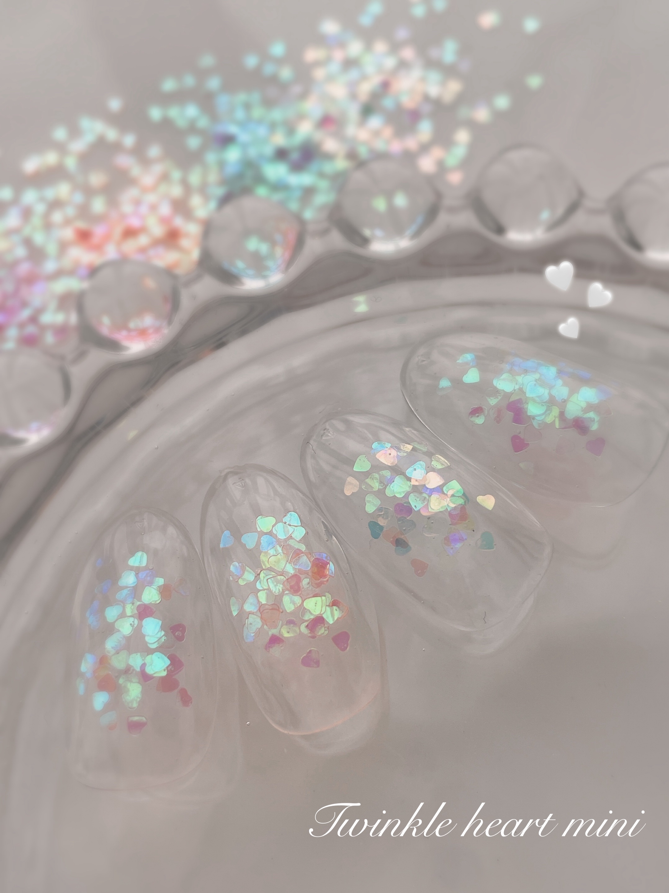 Twinkle heart mini/nail for all/ネイル用品を使ったクチコミ（2枚目）
