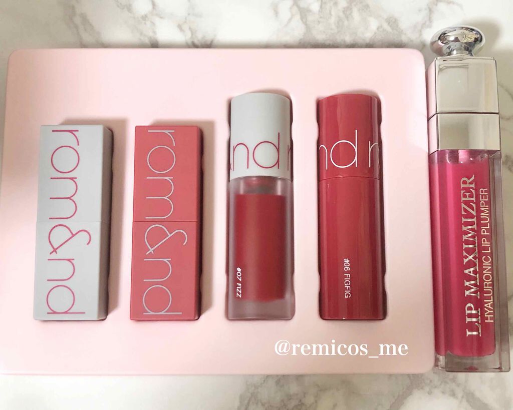 ジューシーラスティングティント/rom&nd/リップティントを使ったクチコミ(2枚目)