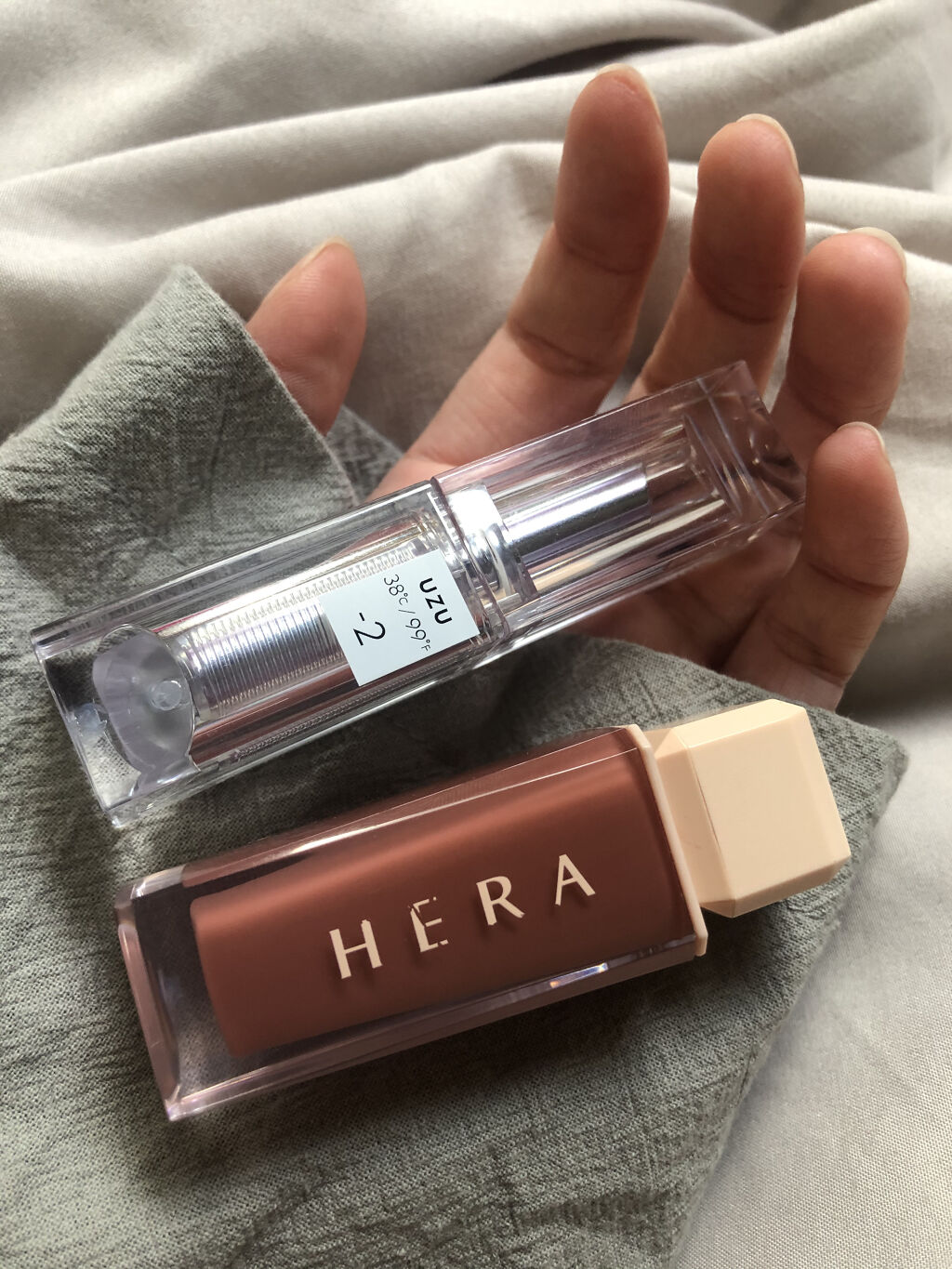  38°C / 99°F Lipstick <TOKYO>/UZU BY FLOWFUSHI/口紅を使ったクチコミ（1枚目）