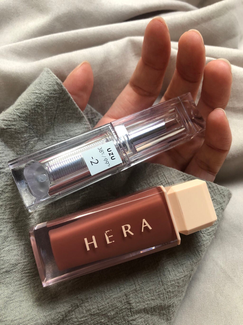 38°C / 99°F Lipstick <TOKYO>/UZU BY FLOWFUSHI/口紅を使ったクチコミ(1枚目)