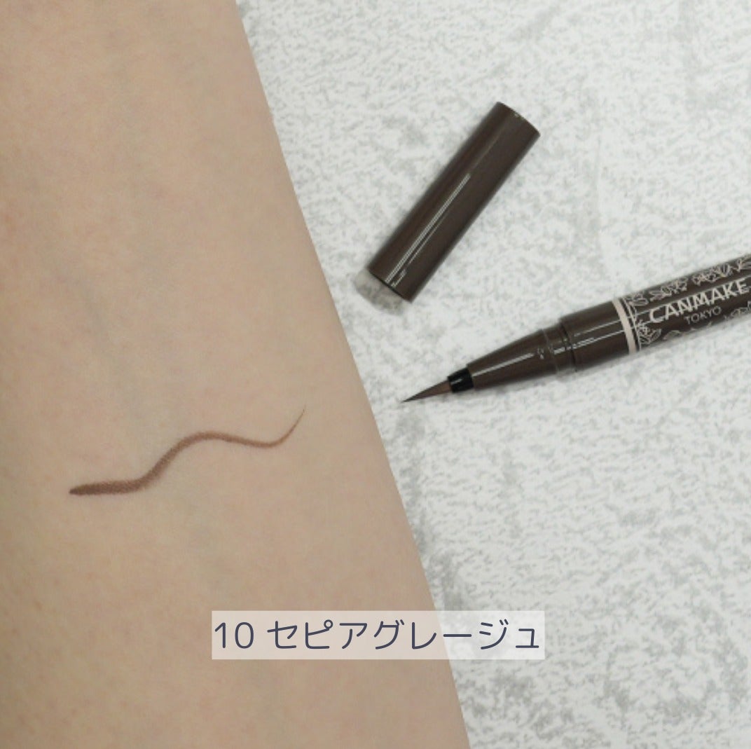 ラスティングリキッドライナー/キャンメイク/リキッドアイライナーを使ったクチコミ(2枚目)