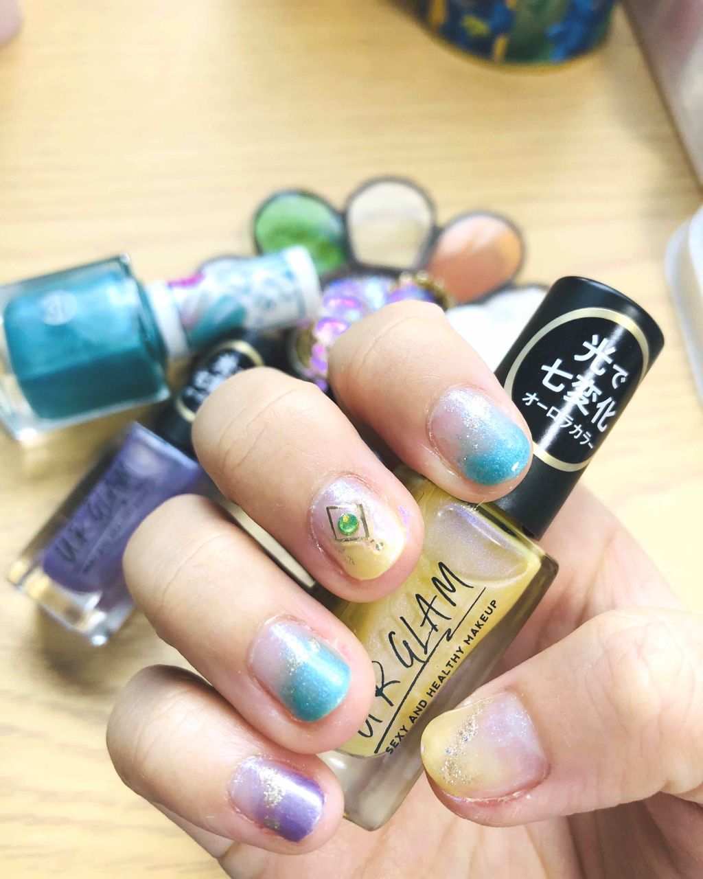 クイックトップコート/ettusais/ネイルトップコートを使ったクチコミ（3枚目）