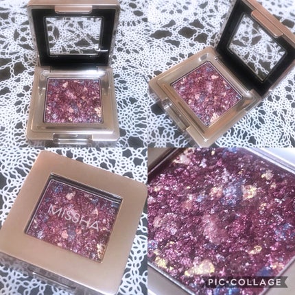 グリッタープリズム シャドウ/MISSHA/グリッターを使ったクチコミ(4枚目)