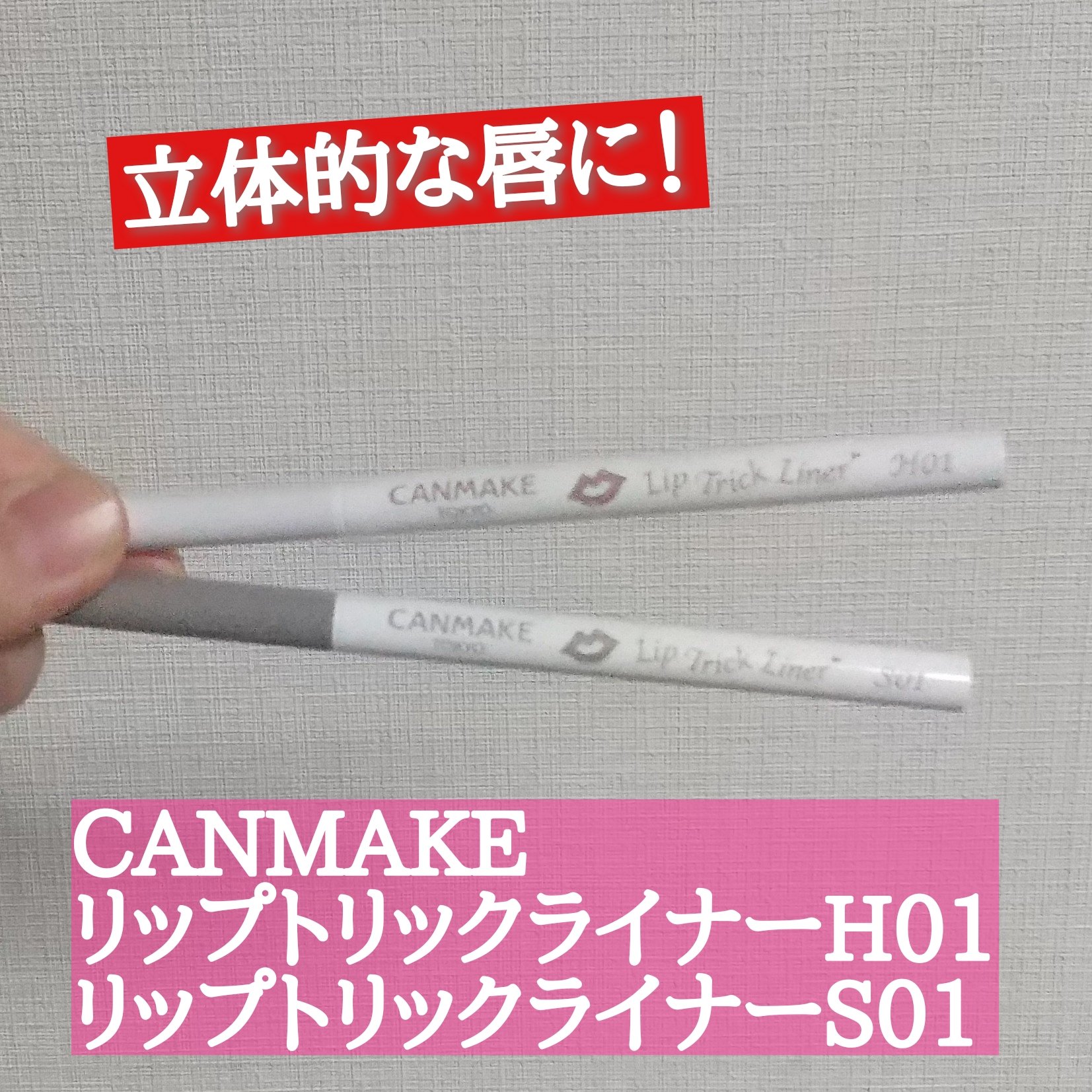 リップトリックライナー/キャンメイク/リップライナーを使ったクチコミ（1枚目）