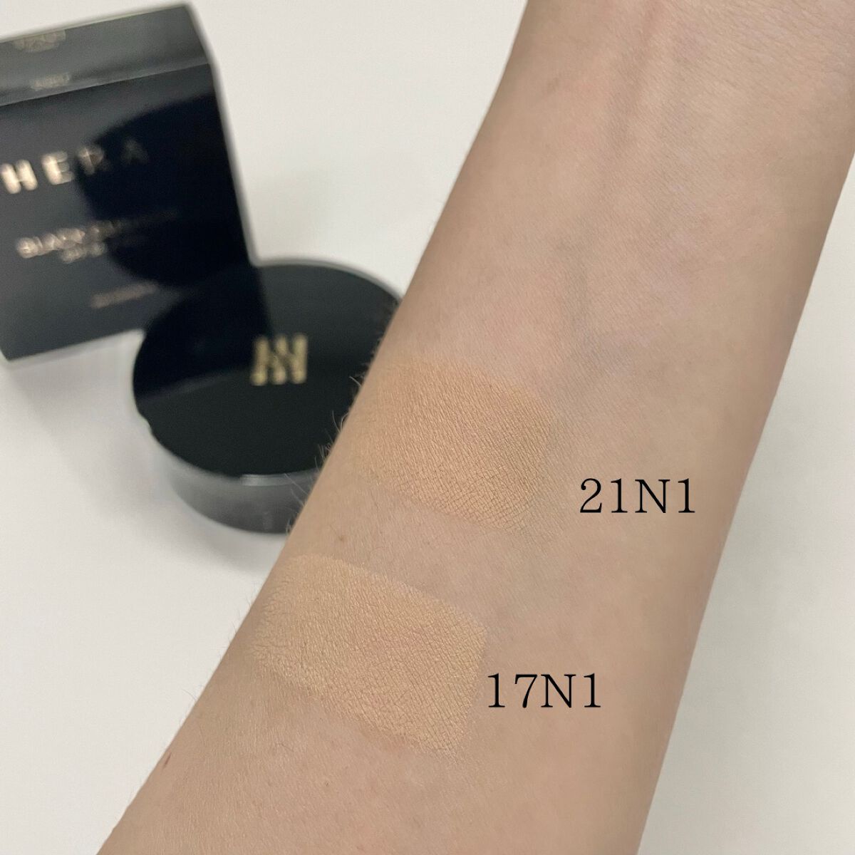 ブラック クッション/HERA/クッションファンデーションを使ったクチコミ（3枚目）