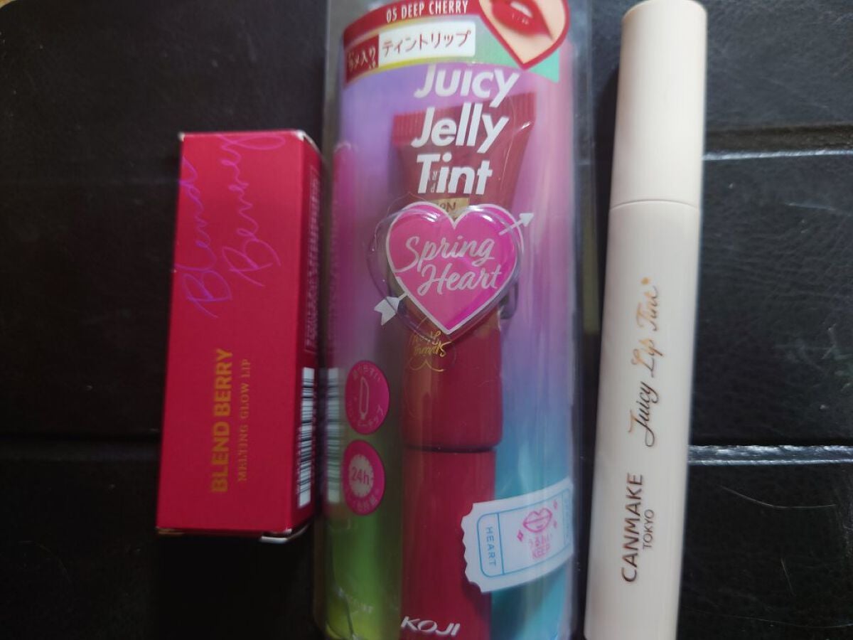 ジューシージェリーティント/スプリングハート/リップティントを使ったクチコミ(1枚目)