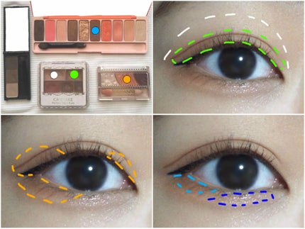 パーフェクトマルチアイズ/キャンメイク/アイシャドウパレットを使ったクチコミ(2枚目)