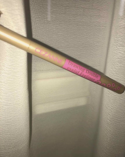 描くふたえアイライナー/CEZANNE/リキッドアイライナーを使ったクチコミ(1枚目)