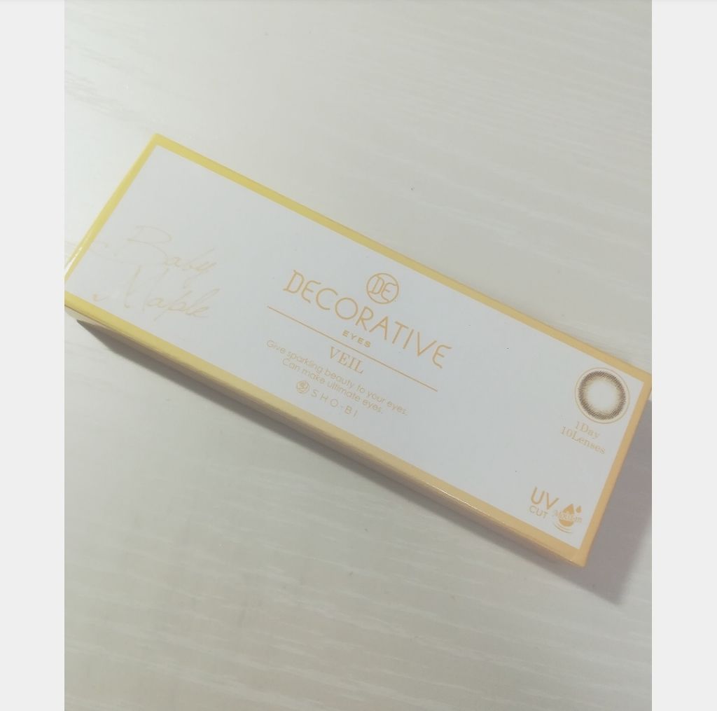 デコラティブアイズ ヴェール/Decorative Eyes/カラーコンタクトレンズを使ったクチコミ(1枚目)