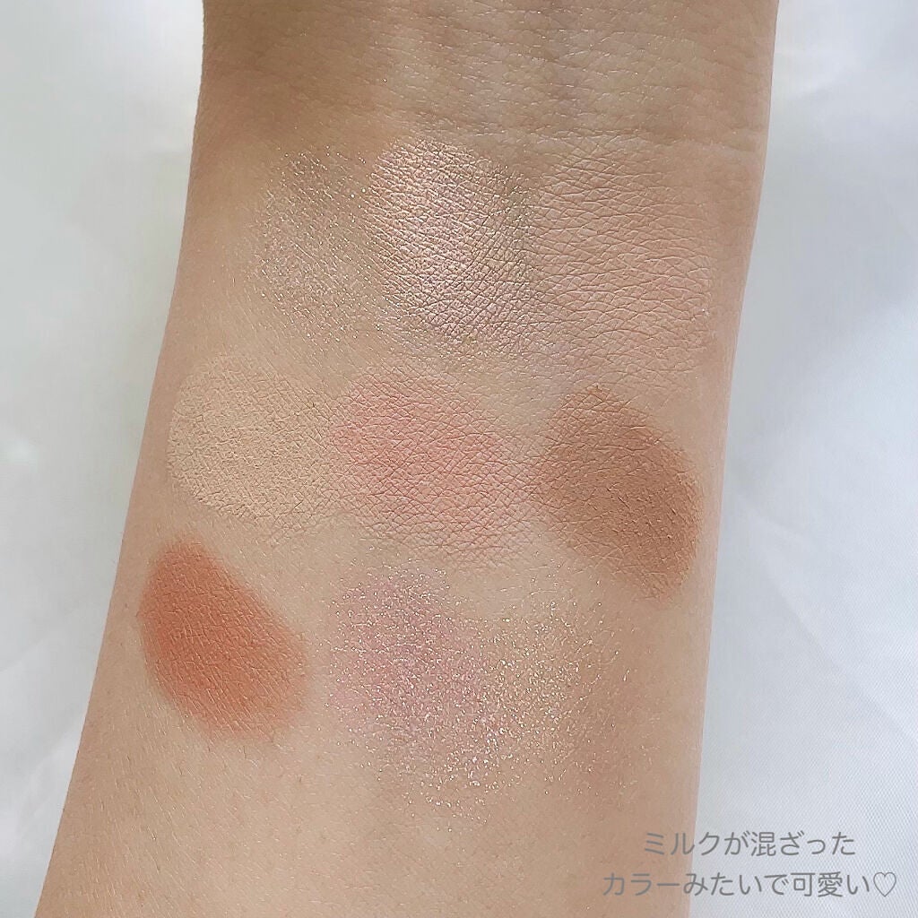 ごんす@YouTube始めました on LIPS 「《ミルク9色アイシャドウ》Qoo10500円以下アイシャドウ♥..」(3枚目)