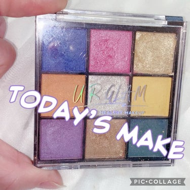 UR GLAM　BLOOMING EYE COLOR PALETTE/U R GLAM/アイシャドウパレットを使ったクチコミ（1枚目）