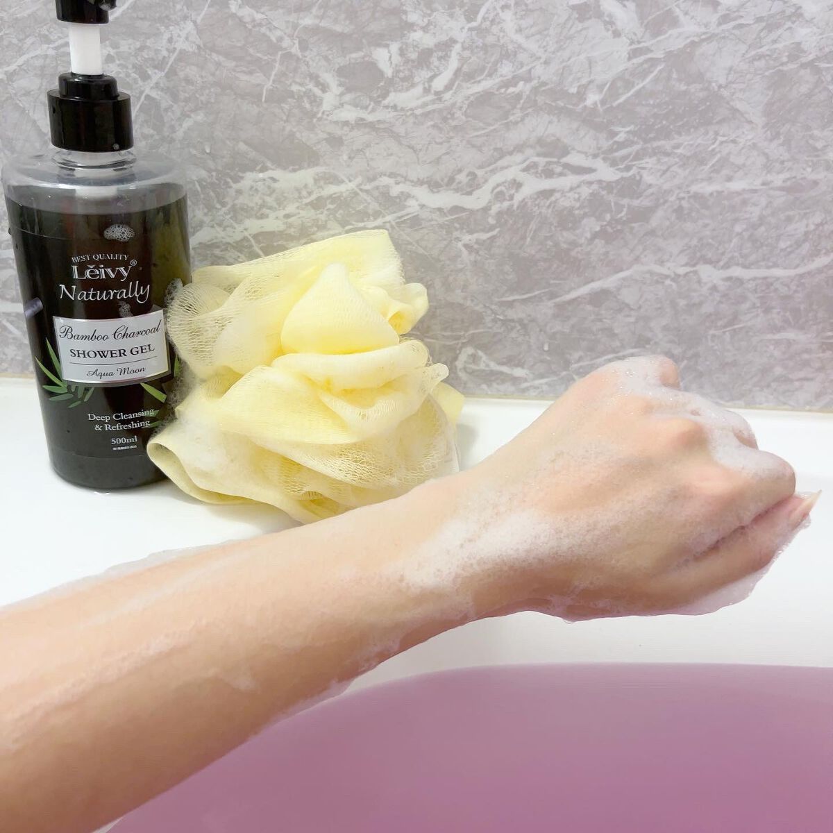 レイヴィー ファンタジーボディーシャンプー バンブーチャコール/Leivy/ボディソープを使ったクチコミ(7枚目)