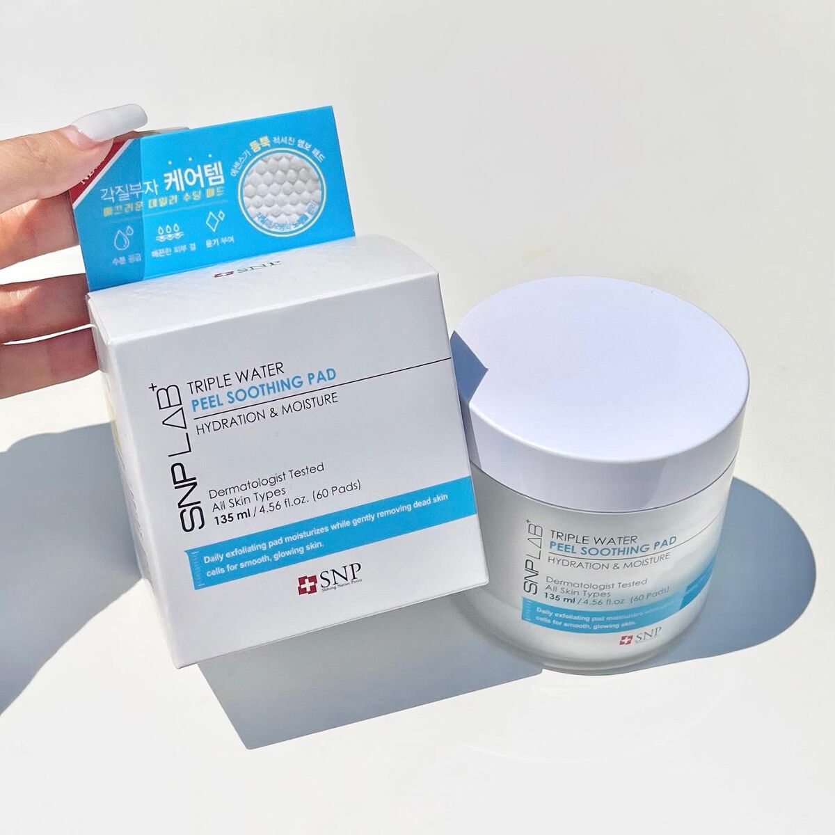 TRIPLE WATER PEEL SOOTHING PAD/SNP/ピーリングを使ったクチコミ(5枚目)