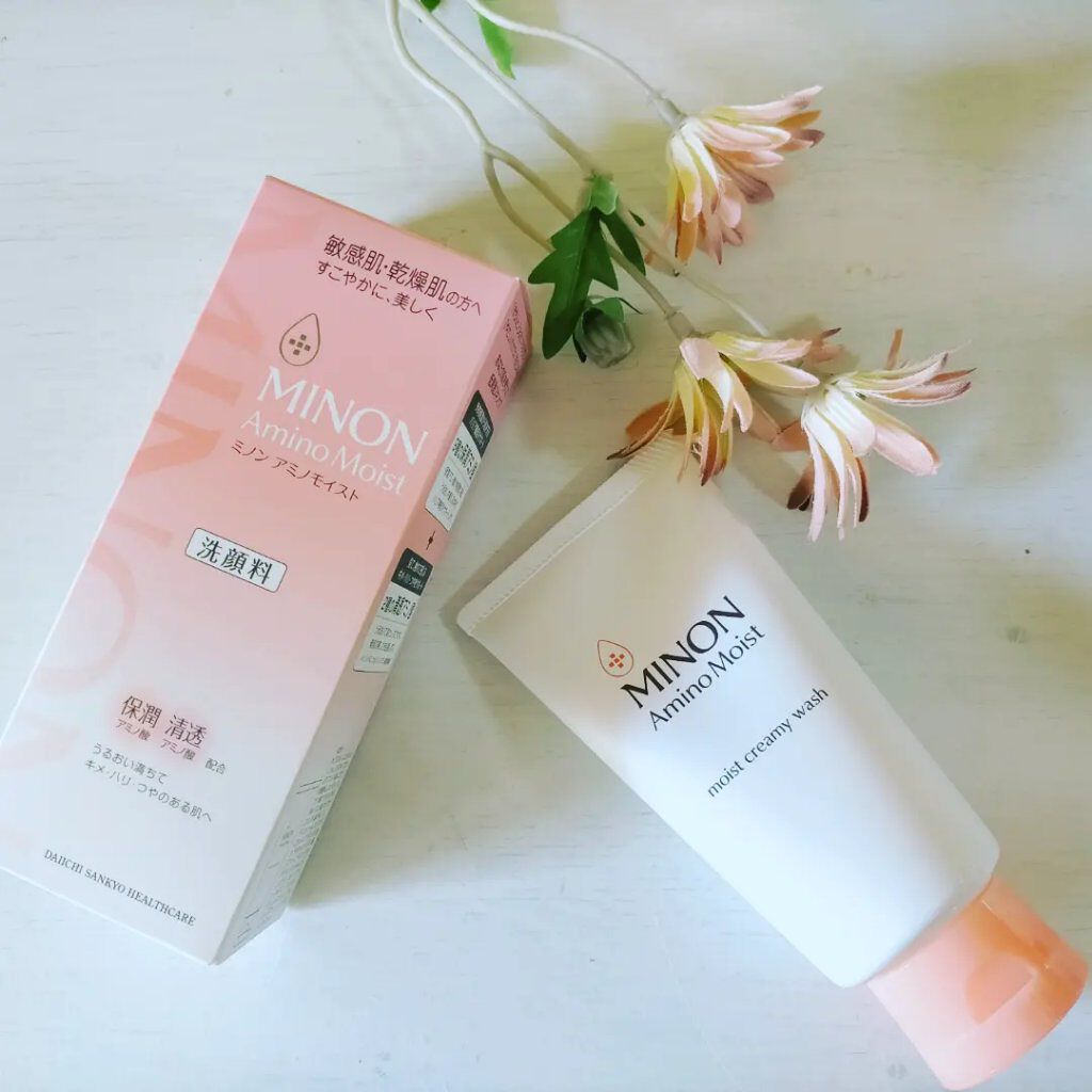 アミノモイスト モイストクリーミィ ウォッシュ/ミノン/洗顔フォームを使ったクチコミ（1枚目）
