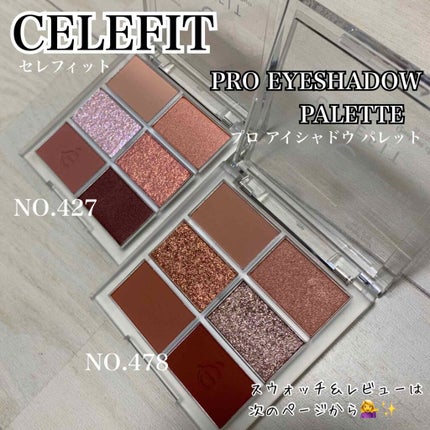 プロアイシャドウパレットセシル/CELEFIT/アイシャドウパレットを使ったクチコミ(1枚目)