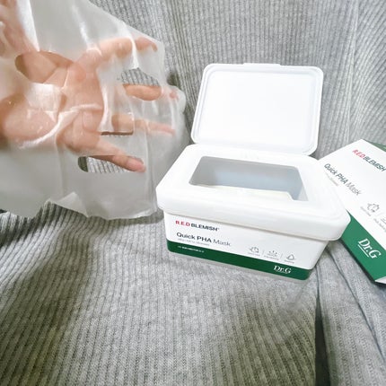 レッドブレミッシュクイックPHAシートマスク/Dr.G/シートマスク・パックを使ったクチコミ(7枚目)