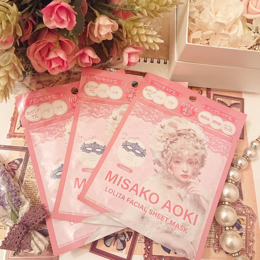 ロリータフェイシャルマスク/MISAKO  AOKI/シートマスク・パックを使ったクチコミ（1枚目）