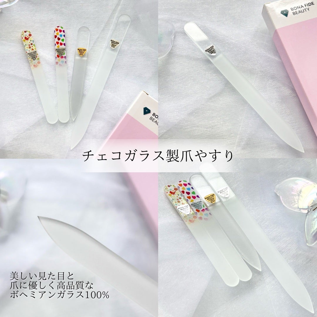 ガラス製ネイルファイル/BONA FIDE BEAUTY/ネイル用品を使ったクチコミ(3枚目)