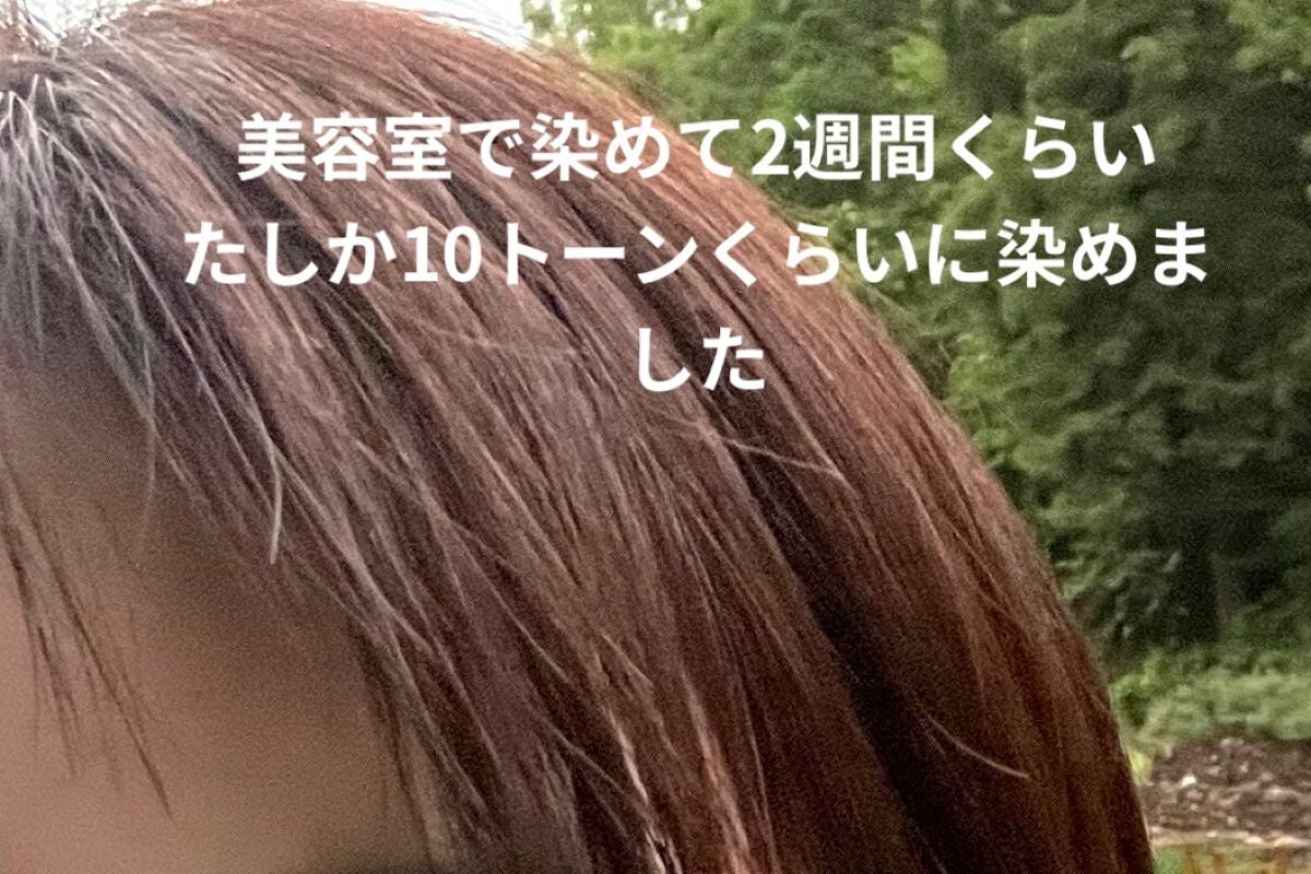 泡カラー/リーゼ/ヘアカラーを使ったクチコミ(3枚目)