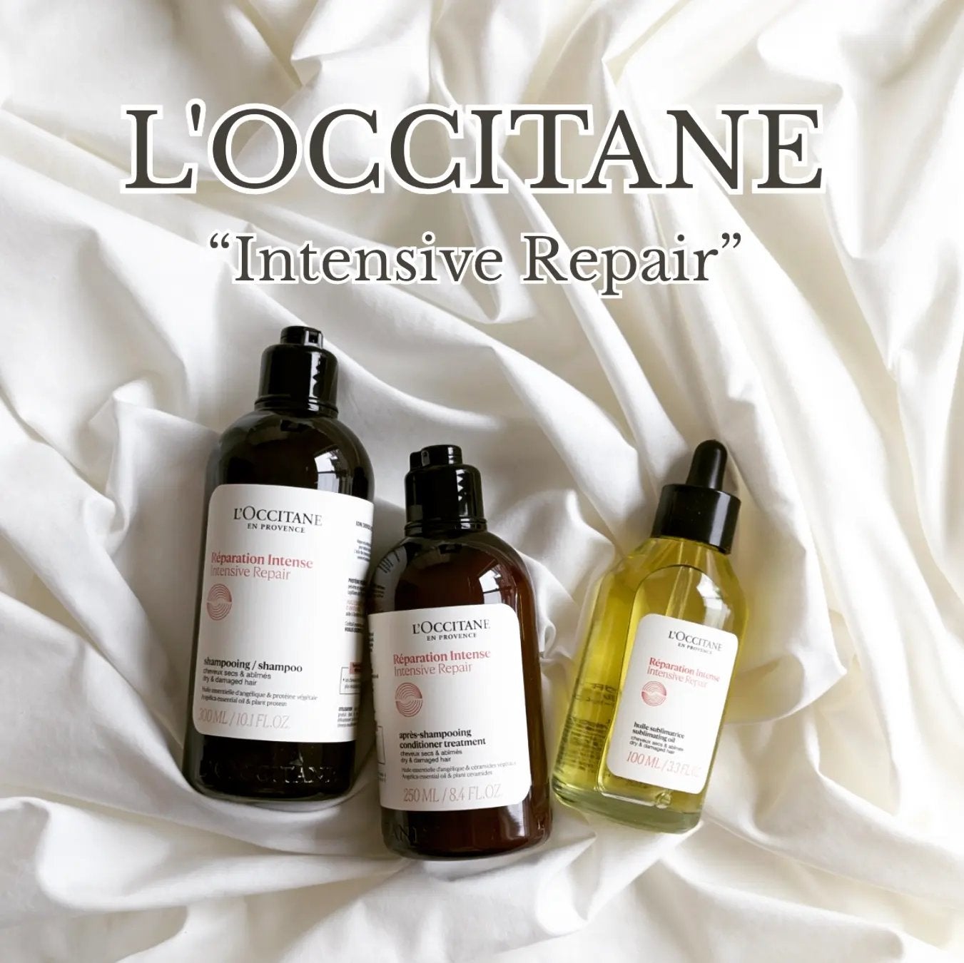 インテンシヴリペア シャンプー/コンディショナー/L'OCCITANE/市販シャンプーを使ったクチコミ(1枚目)