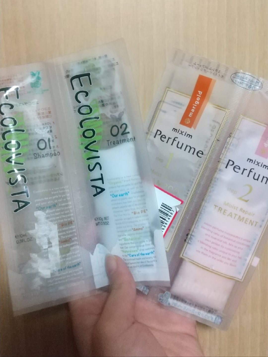 シャンプー＆ヘアトリートメント お試し/ECOLOVISTA（エコロヴィスタ）/トライアルキットを使ったクチコミ（1枚目）