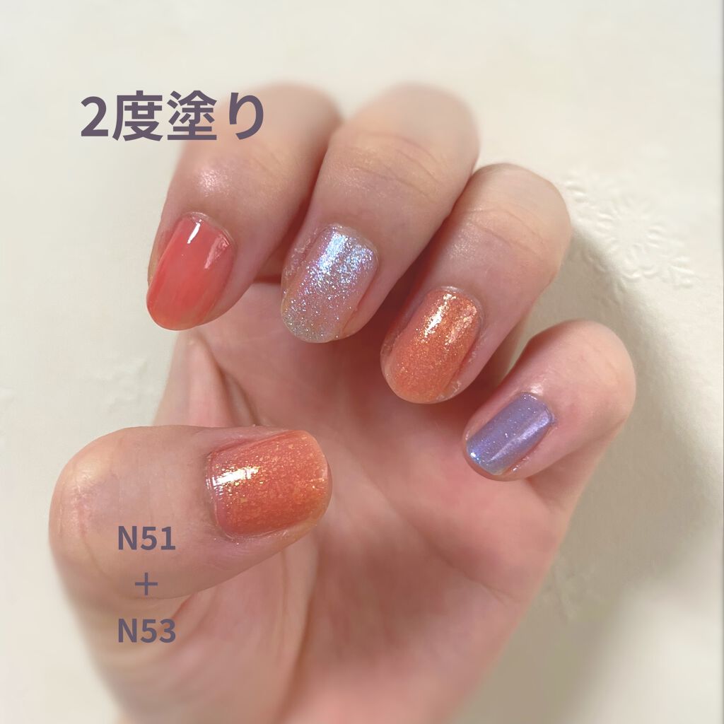 カラフルネイルズ/キャンメイク/マニキュアを使ったクチコミ（3枚目）