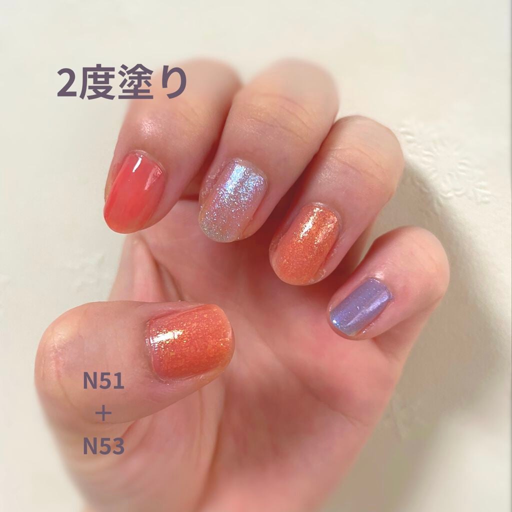 カラフルネイルズ/キャンメイク/マニキュアを使ったクチコミ(3枚目)