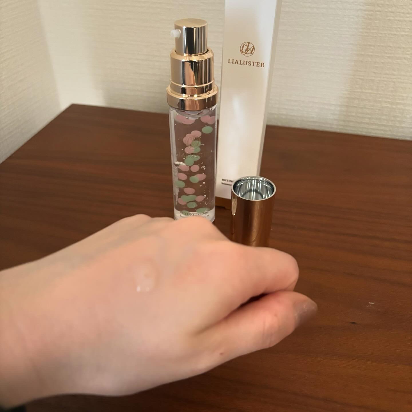 レチノール×シカ バウンスボールセラム/LIALUSTER/美容液を使ったクチコミ（3枚目）