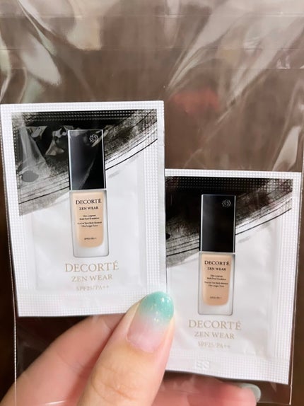 ゼン ウェア フルイド/DECORTÉ/リキッドファンデーションを使ったクチコミ(2枚目)
